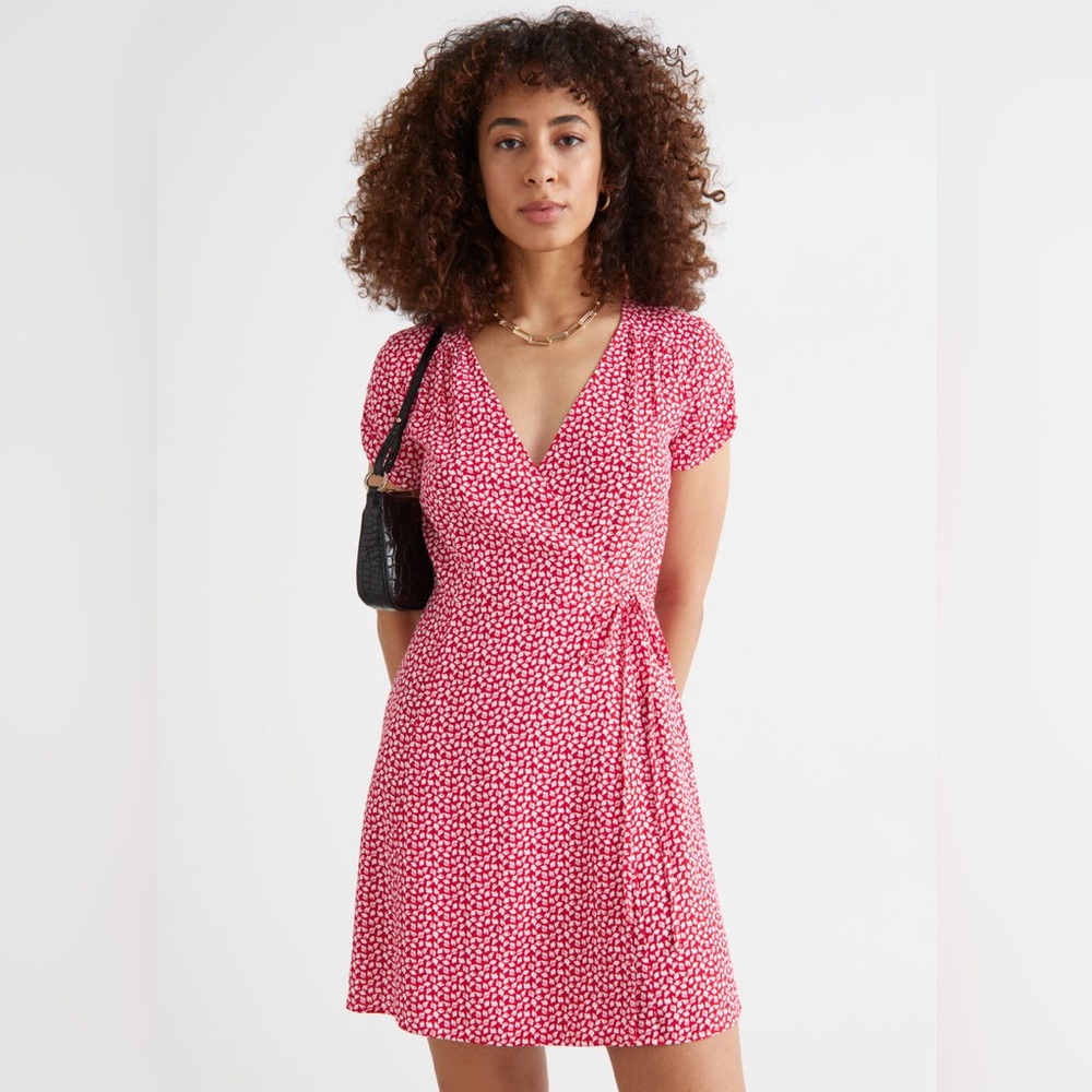 & Other Stories Viscose Wrap Dress
